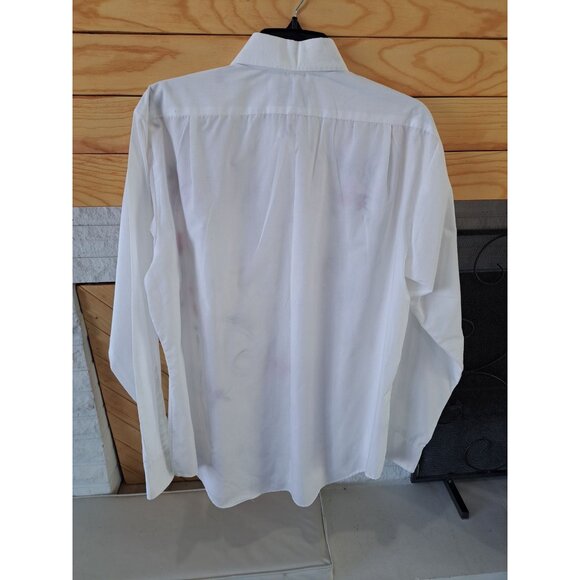 Hand-Painted Creative Artwear White Button-Up Shirt  Floral  Bird Women's Med - Picture 7 of 12